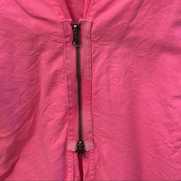 ELIZABETH & JAMES Women Pink Barbie Long Sleeve Button Down Size Medium - Picture 7 of 7